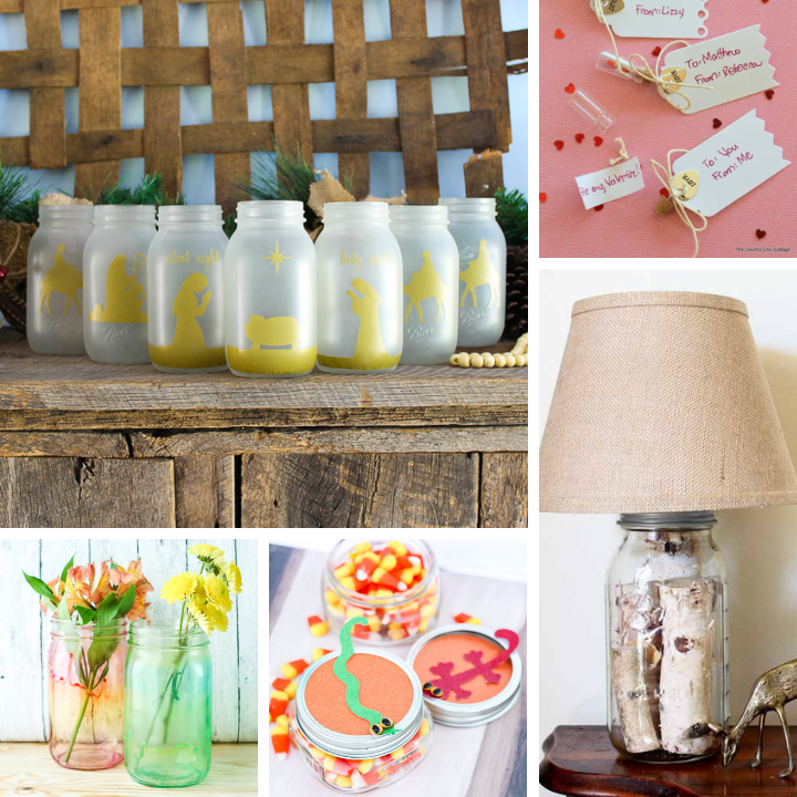Mason Jar Types Find The Right Mason Jar For Your Project - The Country Chic Cottage - Square
