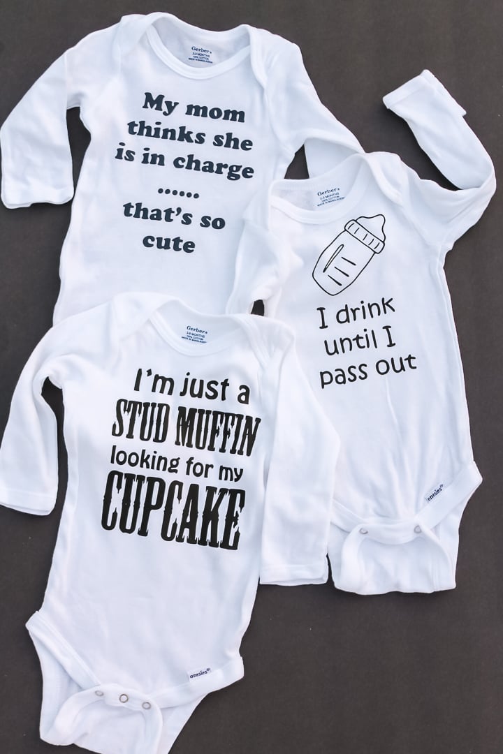 heat transfer vinyl baby clothes