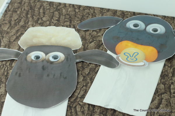 Make these Shaun the Sheep paper bag puppets in just a few minutes and have tons of fun!  Celebrate the release of the new movie into theaters!