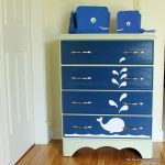 Use Krylon spray paint to create this fun whale painted dresser in just a few minutes. Click here to get the full tutorial!