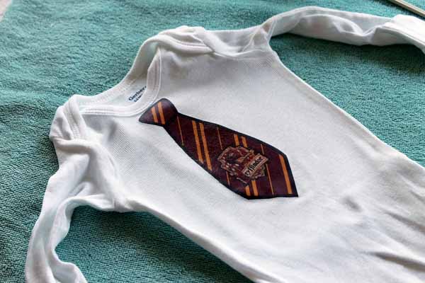 long sleeve onesie with tie image