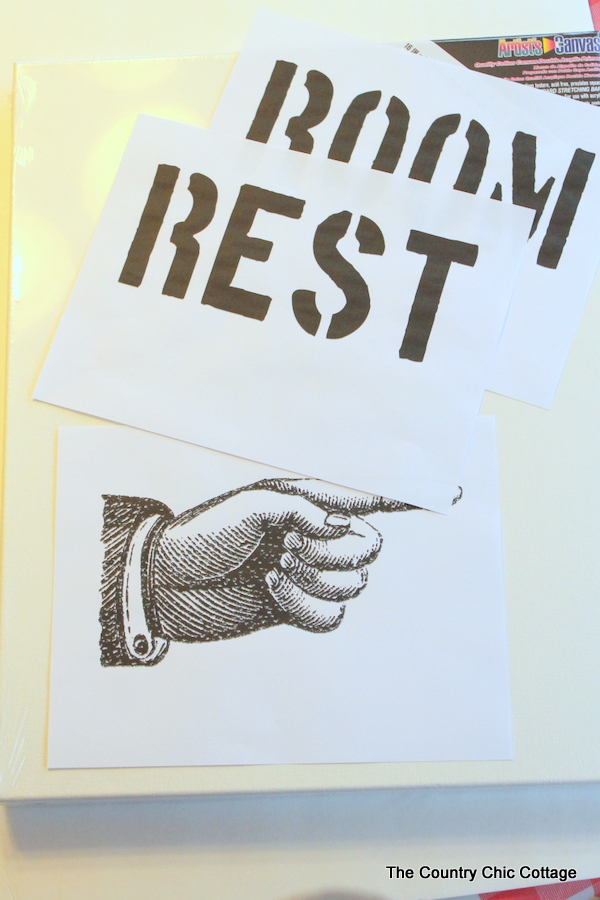 Make a rusty sign from items you have in your spice cabinet! See how with this craft tutorial!
