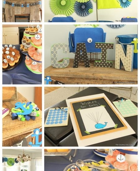Throw a nautical themed baby shower with these fun ideas!