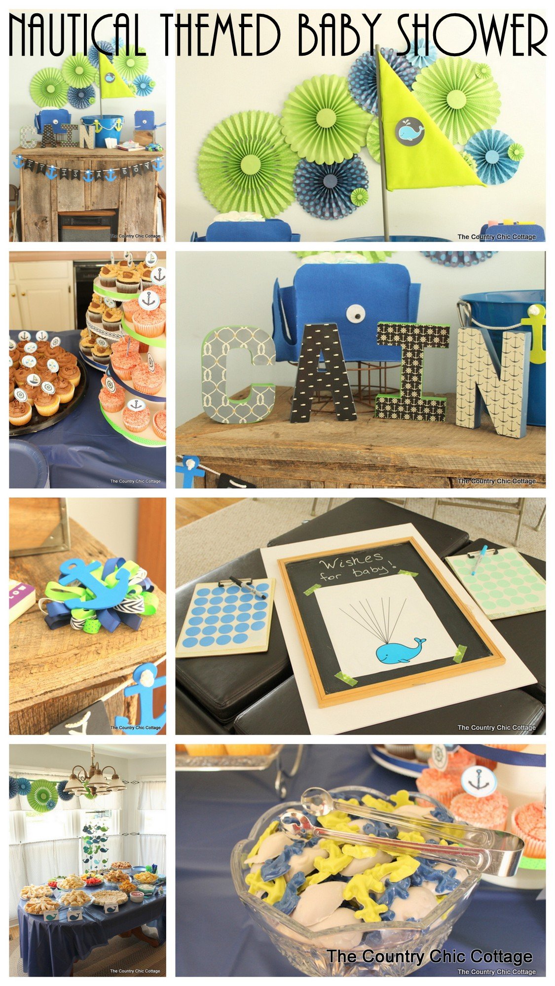 Throw a nautical themed baby shower with these fun ideas!