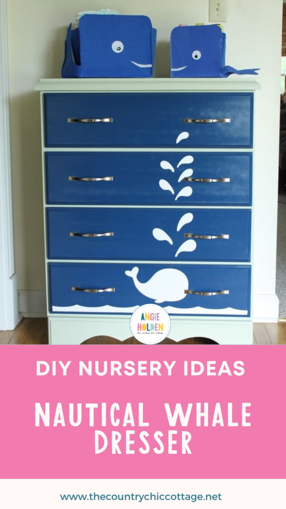 nautical whale dresser