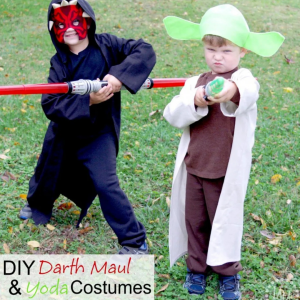 DIY Darth Maul & Yoda Costumes by The Scrap Shoppe