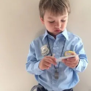 Easy DIY Kids Cop Costume by DIY Danielle