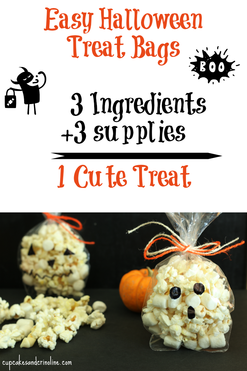 Easy Halloween Treat Bags from cupcakesandcrinoline.com