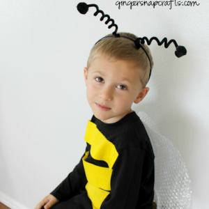 No Sew Bee Costume by Gingersnap Crafts
