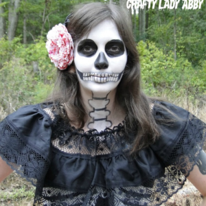 Skull Makeup by Crafty Lady Abby