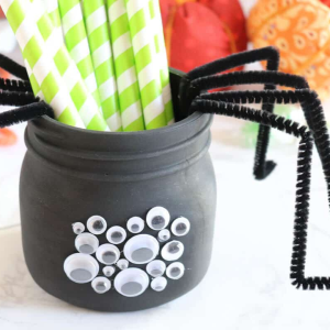 Spider Mason Jar Craft by Ruffles Rain Boots