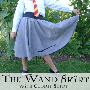 The Wand Skirt with Cuddle Suede by Pieces of Polly