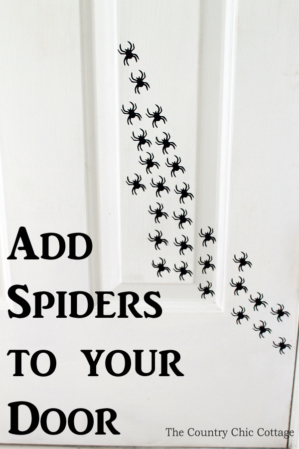 halloween spider decorations pin image