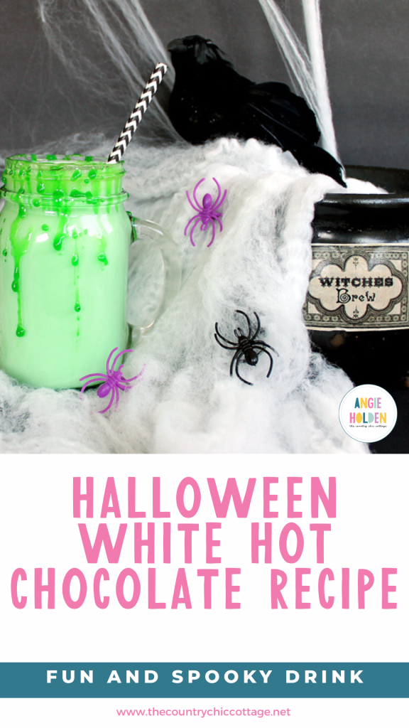 Halloween white hot chocolate recipe