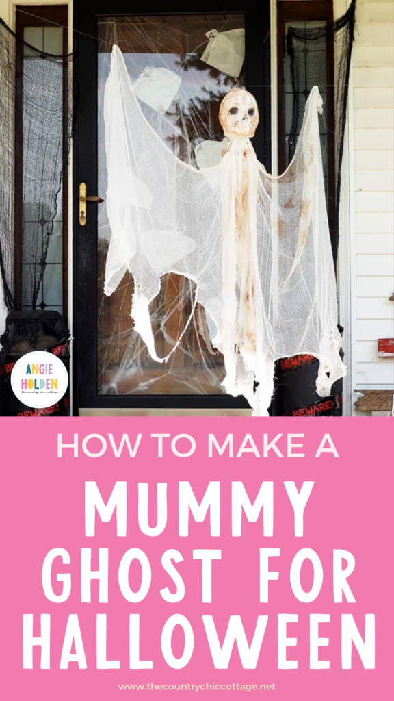 mummy ghost for Halloween decor