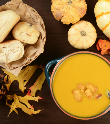 Enjoy this butternut bisque recipe this fall! The perfect fall soup for those that love butternut squash!