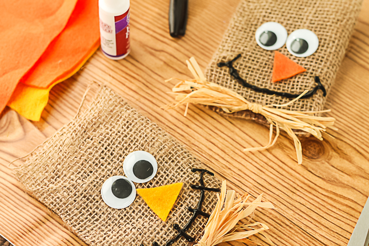 making treat bags for halloween