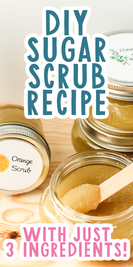 easy DIY sugar scrub recipe