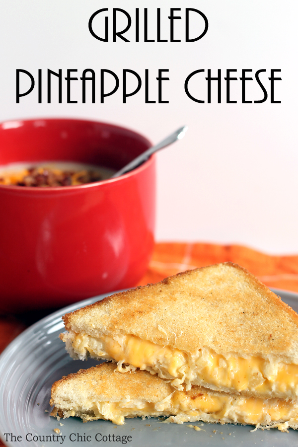 Grilled Pineapple Cheese Sandwich Recipe -- I must try this!