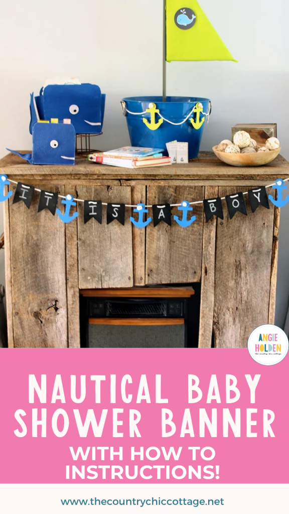 nautical baby shower banner