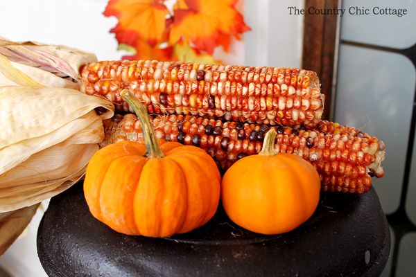 Outdoor fall decor -- perfect for the porch!