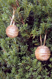 sequin ball ornament