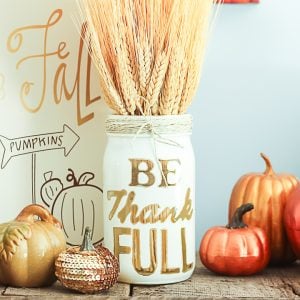 thanksgiving mason jars