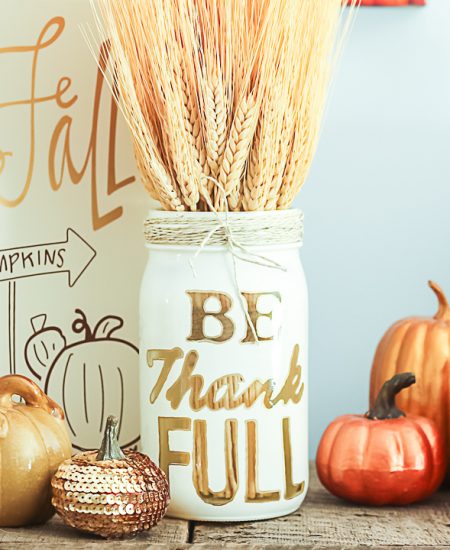 thanksgiving mason jars
