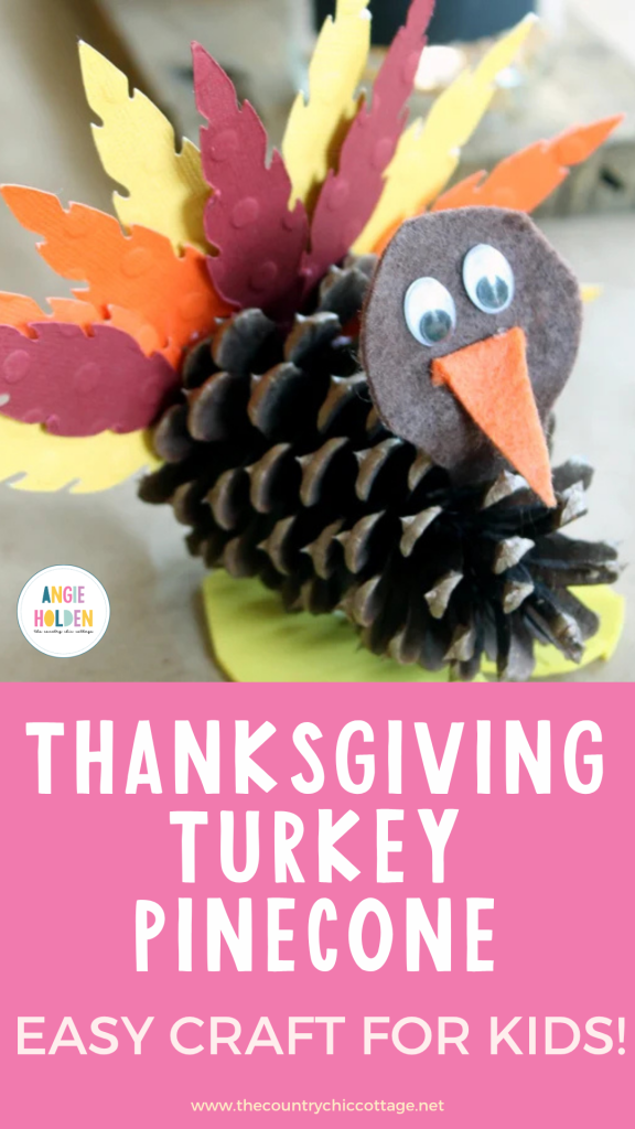 Thanksgiving turkey pinecone