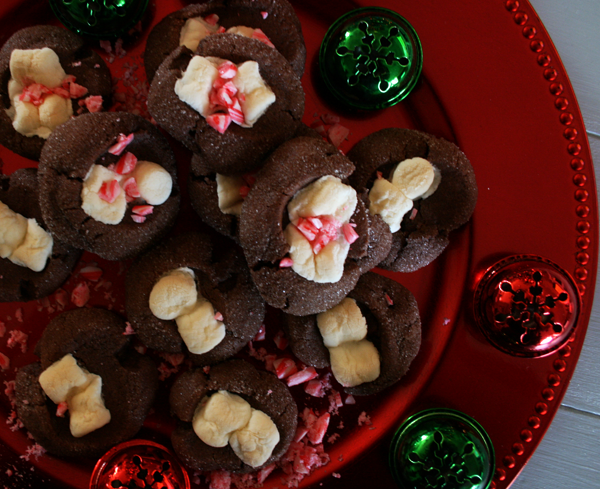 Hot cocoa s'more cookies