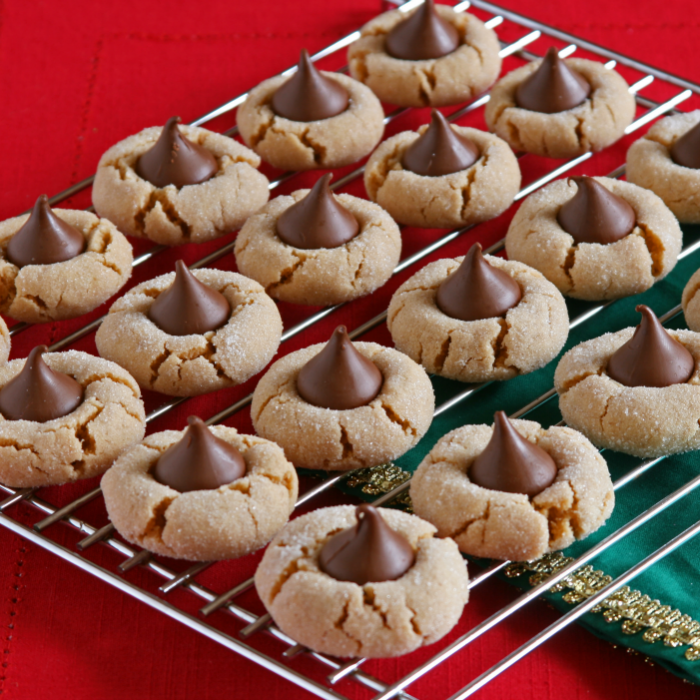 Peanut Butter Blossom Cookies Angie Holden The Country Chic Cottage