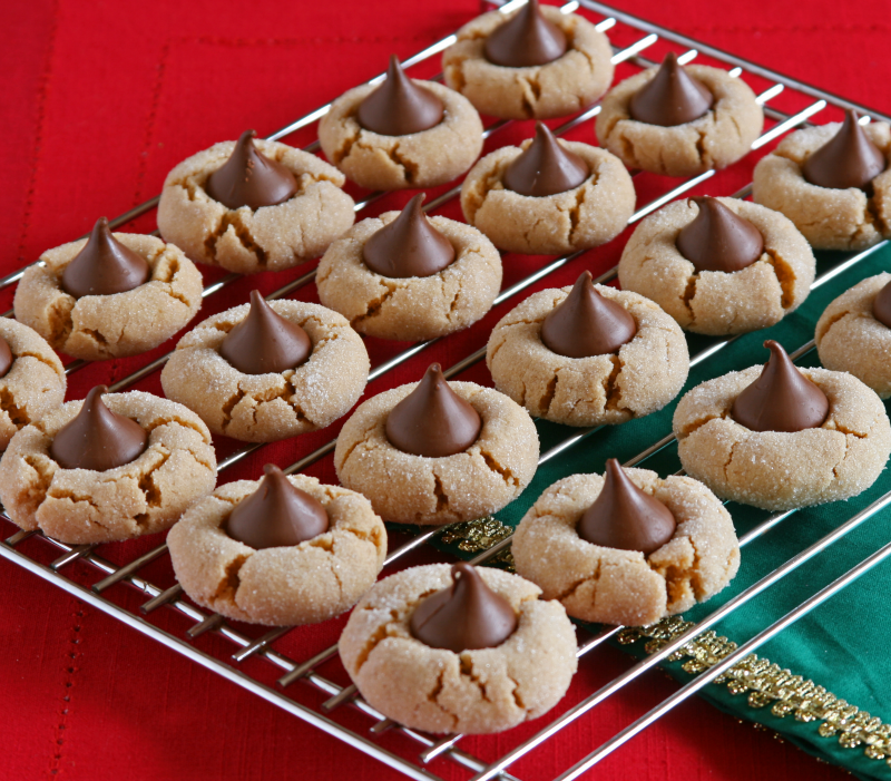 Peanut Butter Blossom Cookies