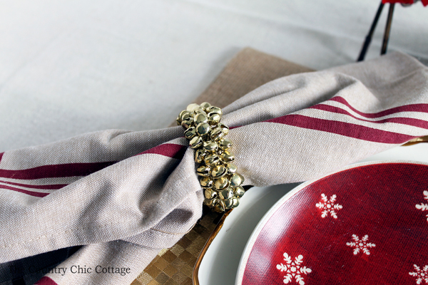 A gorgeous Christmas place setting for your holiday meal. Get everything you need with one stop at the store!