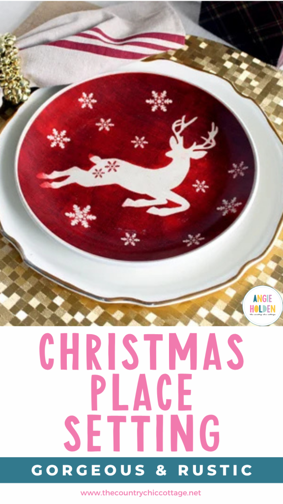 Christmas place setting