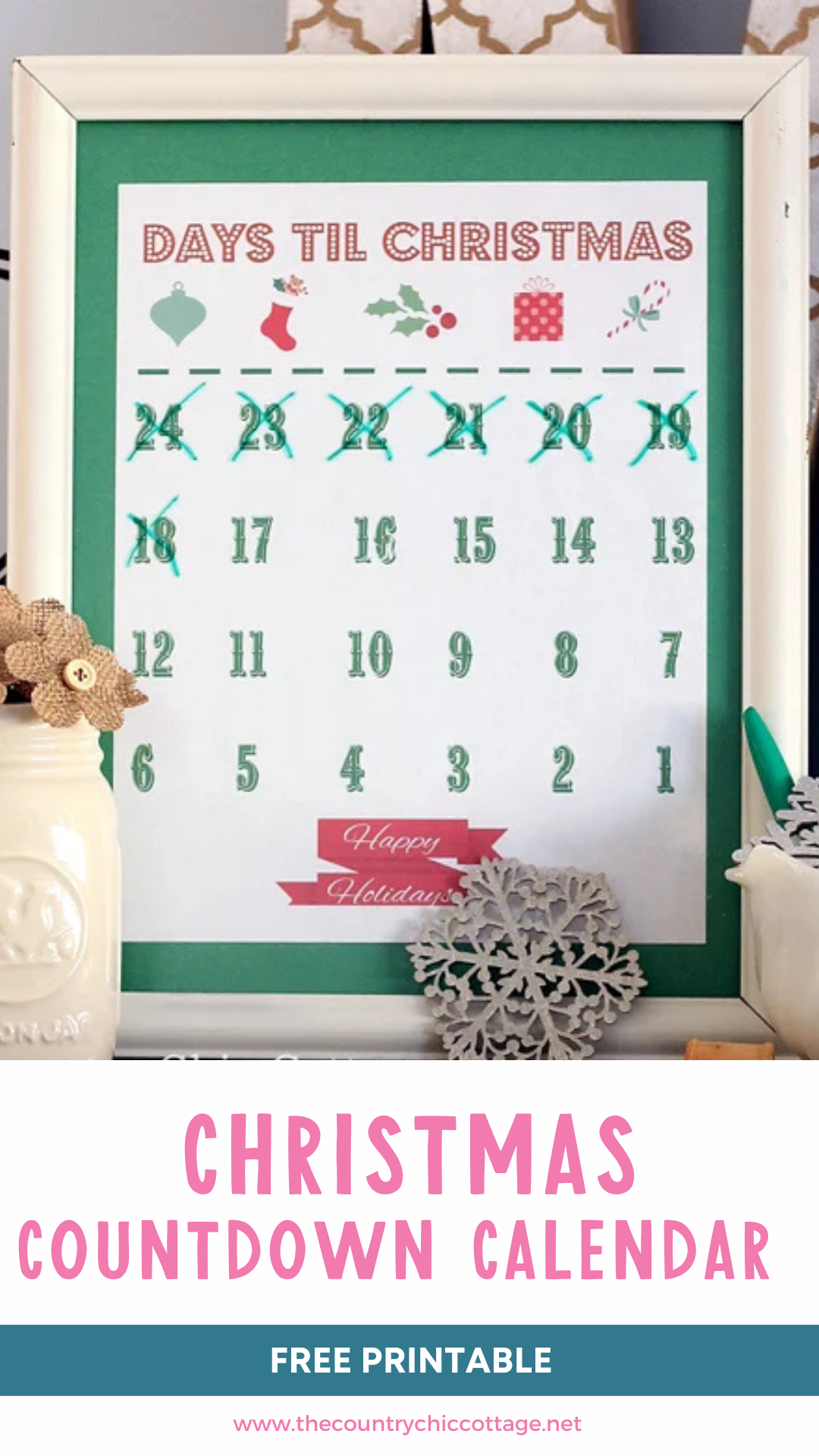 cricut sticker maker 39 1 christmas countdown printable - angie holden the country chic cottage