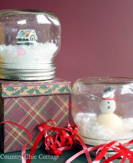 Make an EOS lip balm snow globe as a gift this holiday season! Everyone will love these Christmas gifts!