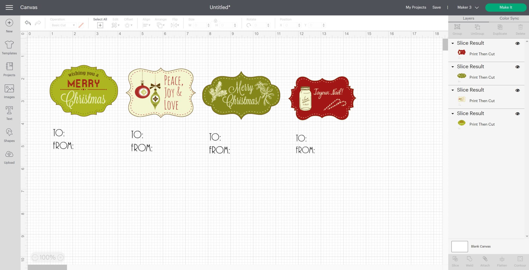 How to Make Gift Tags with a Cricut Angie Holden The Country Chic Cottage