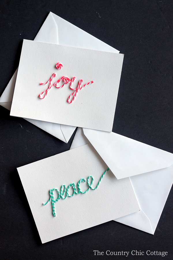 DIY Christmas cards