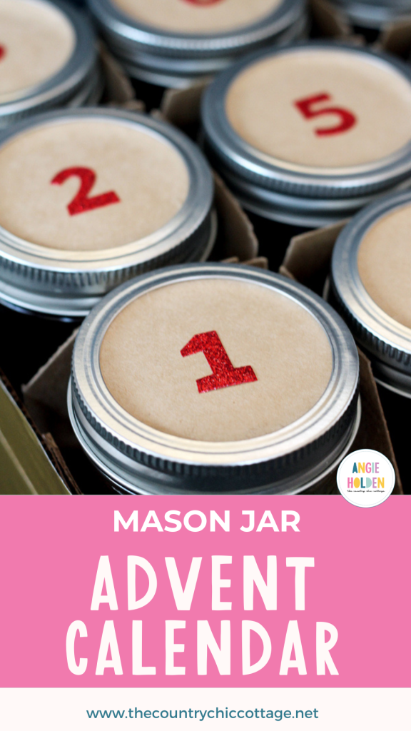 mason jar advent calendar