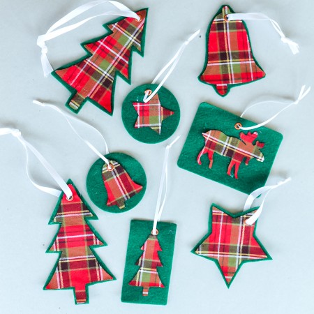 plaid christmas decor