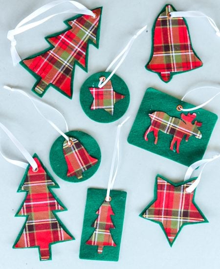 plaid christmas decor