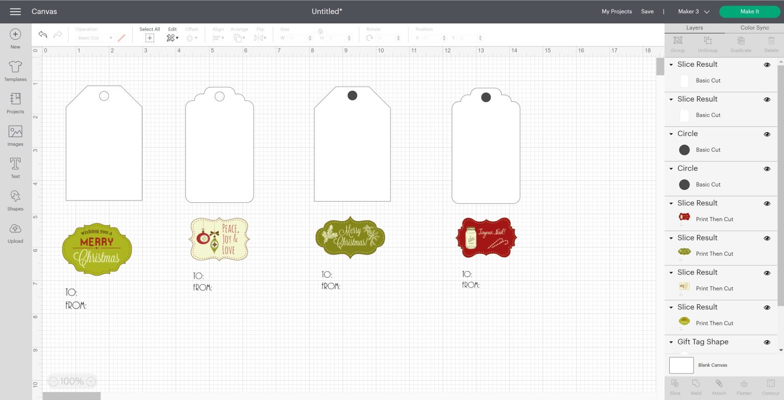 How to Make Gift Tags with a Cricut Angie Holden The Country Chic Cottage