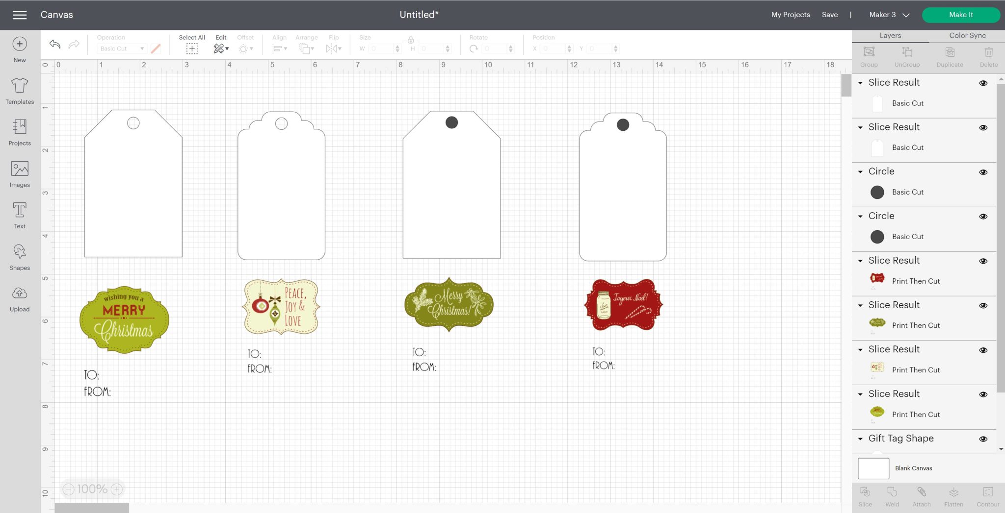 How to Make Gift Tags with a Cricut Angie Holden The Country Chic Cottage