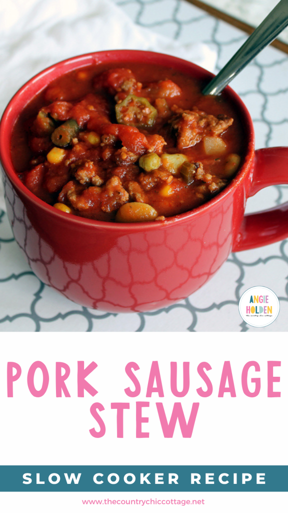 slow cooker pork sausage stew
