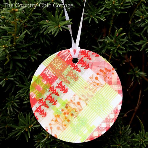 Washi Tape Ornaments Angie Holden The Country Chic Cottage