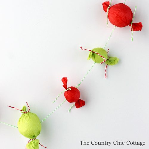 Christmas Candy Garland Angie Holden The Country Chic Cottage