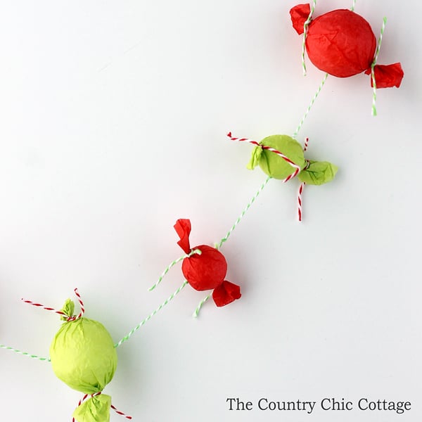 Christmas DIY Candy Garland