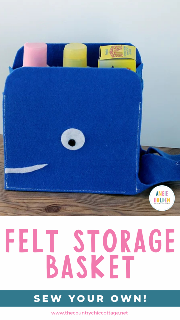 felt storage basket