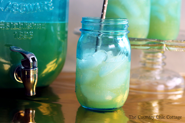 Make this lemonade party punch and impress your guests! Just a few ingredients and you will have a punch perfect for any party!