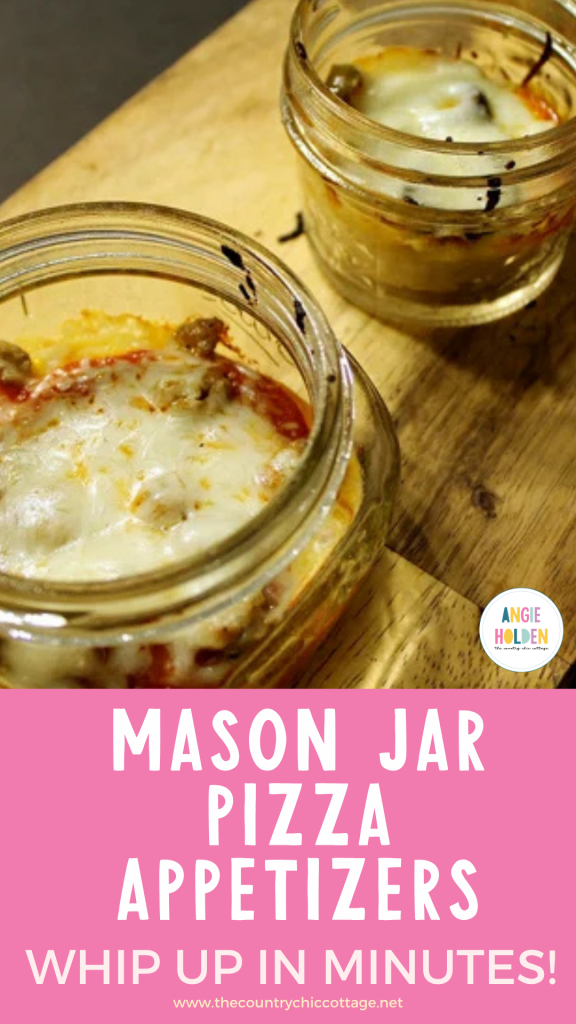 mason jar pizza appetizers